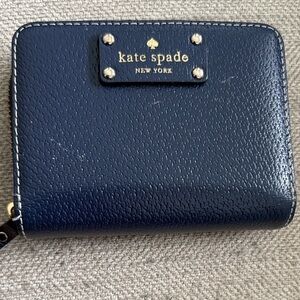 Kate Spade Midnight Blue Leather Wallet